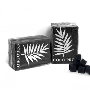 Уголь кокосовый Coco Pro 1 кг (72 шт), большой кубик (без картонной упаковки)